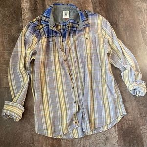 Blue Bell 🔔 Bleached Flannel - Handmade 🏷